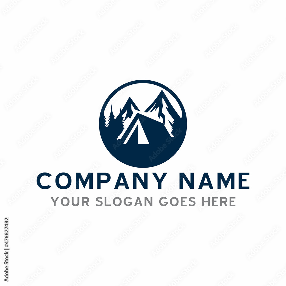 Fototapeta premium Camping Logo , Adventure Logo Vector