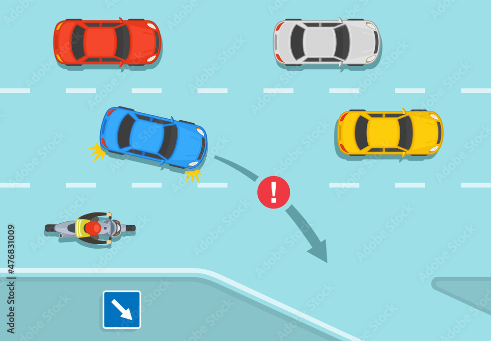 Different Scenes With Road Safety Illustration Royalty Free SVG, Cliparts,  Vectors, and Stock Illustration. Image 56548926.