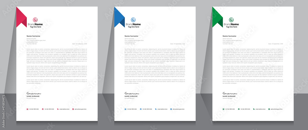 Letterhead format template, business style letterhead design template. Company letterhead template designs. Letterhead format template, business style letterhead design template. Company letterhead template designs.