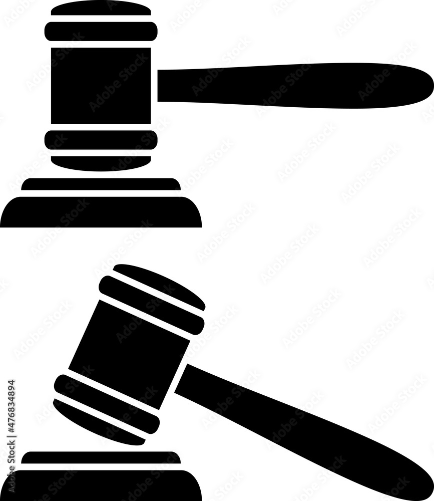 オークションハンマー ガベルのアイコン Stock Vector Adobe Stock