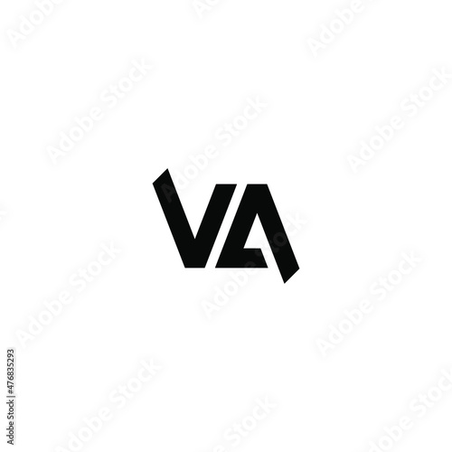 Letter VA Logo, Letter AV Logo, Modern V Logo 
