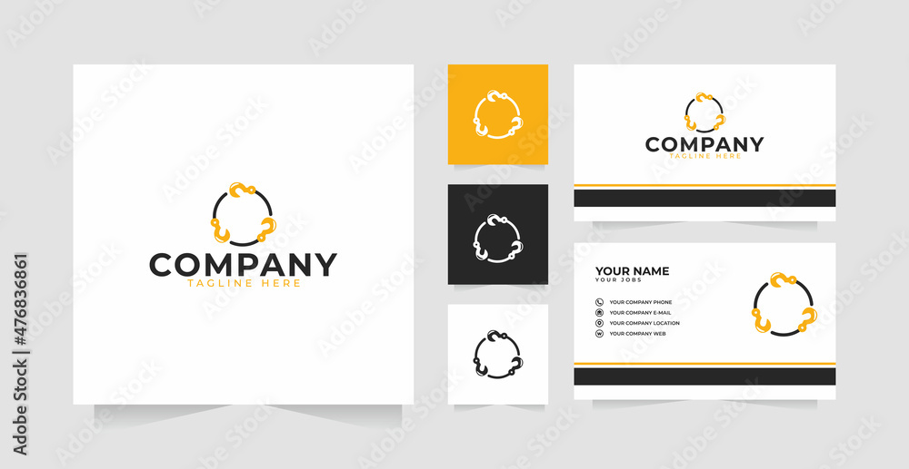 Towing logo design inspiration and business card Towing logo design inspiration and business card