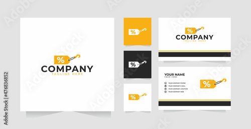 Towing Discount logo design inspiration and business card