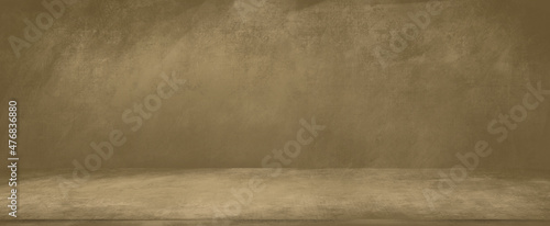interior space background with brown shades