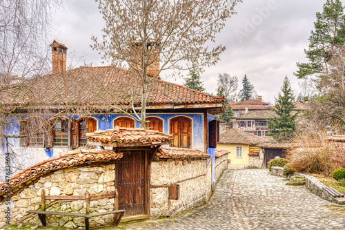 Koprivshtitsa in wintertime, Bulgaria HDR Image photo