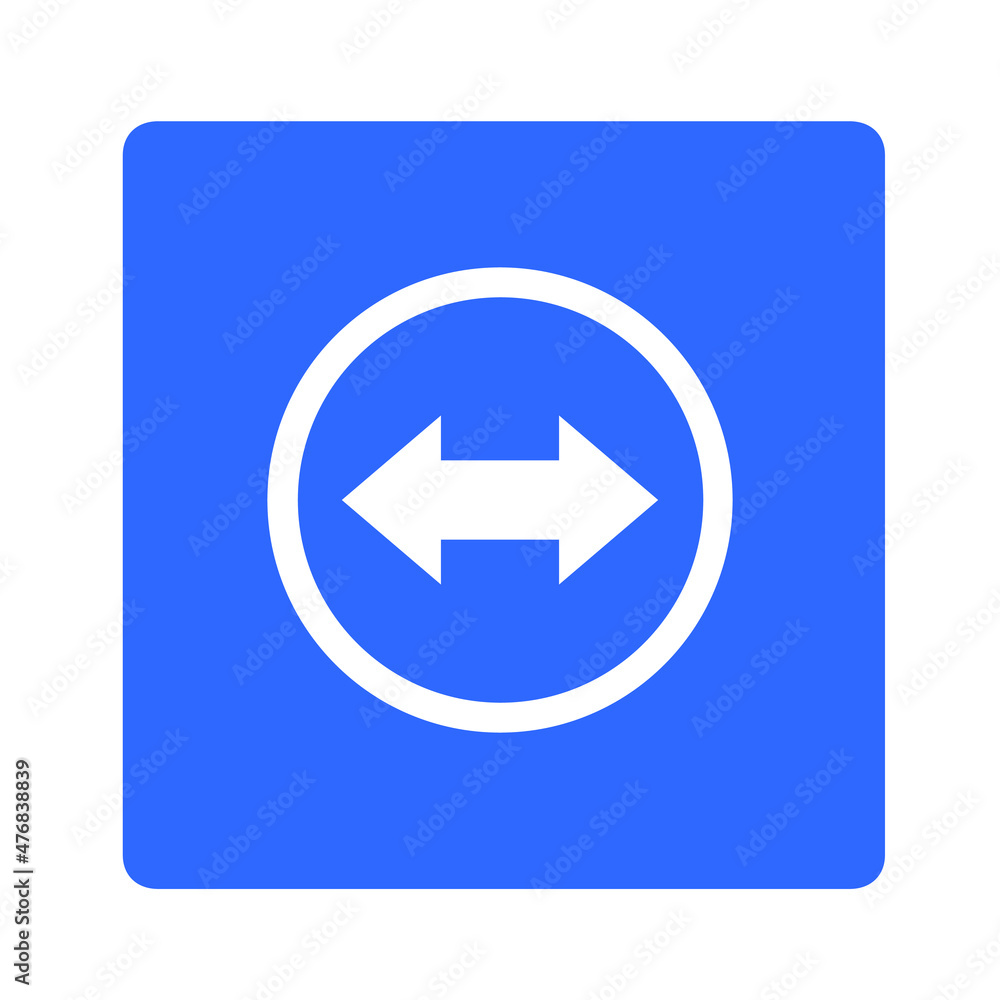 Two side arrow icon vector. Double arrow icon illustration isolated vector sign symbol. Vector icon Two side arrow icon vector. Double arrow icon illustration isolated vector sign symbol. Vector icon
