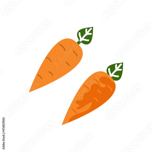 carrot icon design vector templates white on background