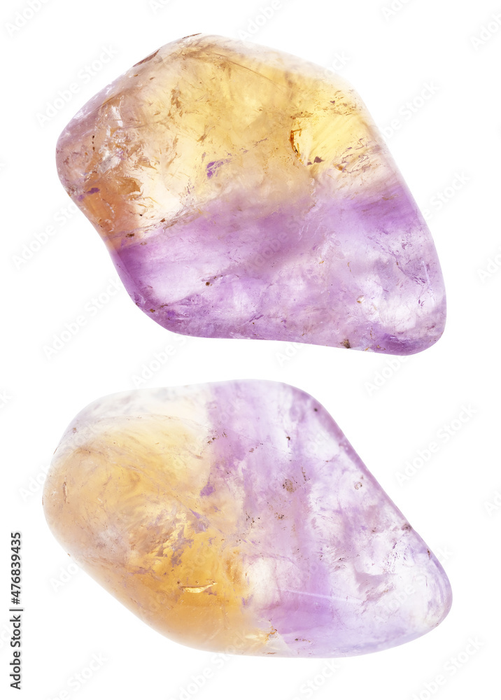 set of ametrine (bolivianite, trystine) gem stones set of ametrine (bolivianite, trystine) gem stones