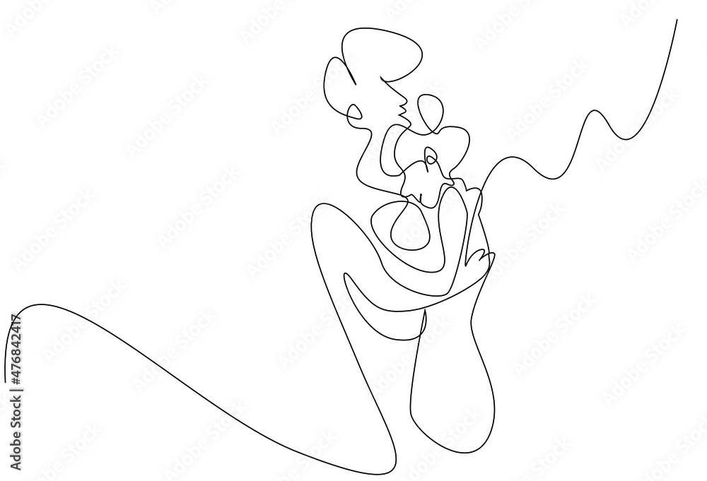 standing family members hugging each other and baby in their arms standing family members hugging each other and baby in their arms
