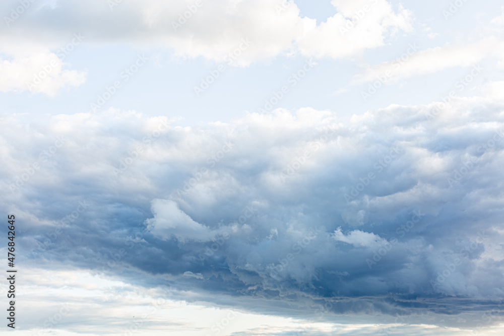 Stormy sky, clouds with glimpses of light Stormy sky, clouds with glimpses of light