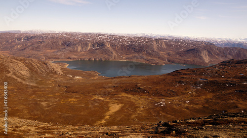 Arctic Circle Trail Trekking Path between Kangerlussuaq and Sisimiut in Greenland.