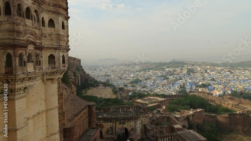 Jodhpur ( Also blue city) is the second-largest city in the Indian state of Rajasthan and officially the second metropolitan city of the state. photo