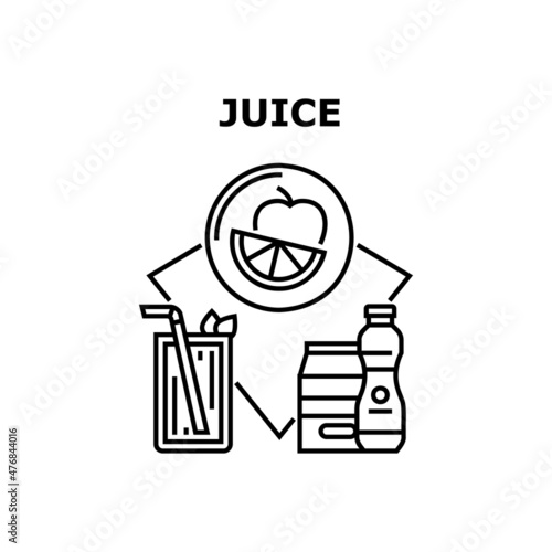 Juice yellow liquid. Juicy drop. Fruit water. Tropical soda. Oil cocktail vector concept black illustration