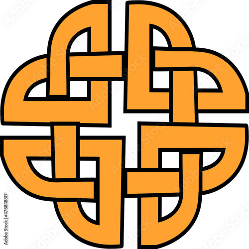 celtic knot vector illustration. Air conditioner image.