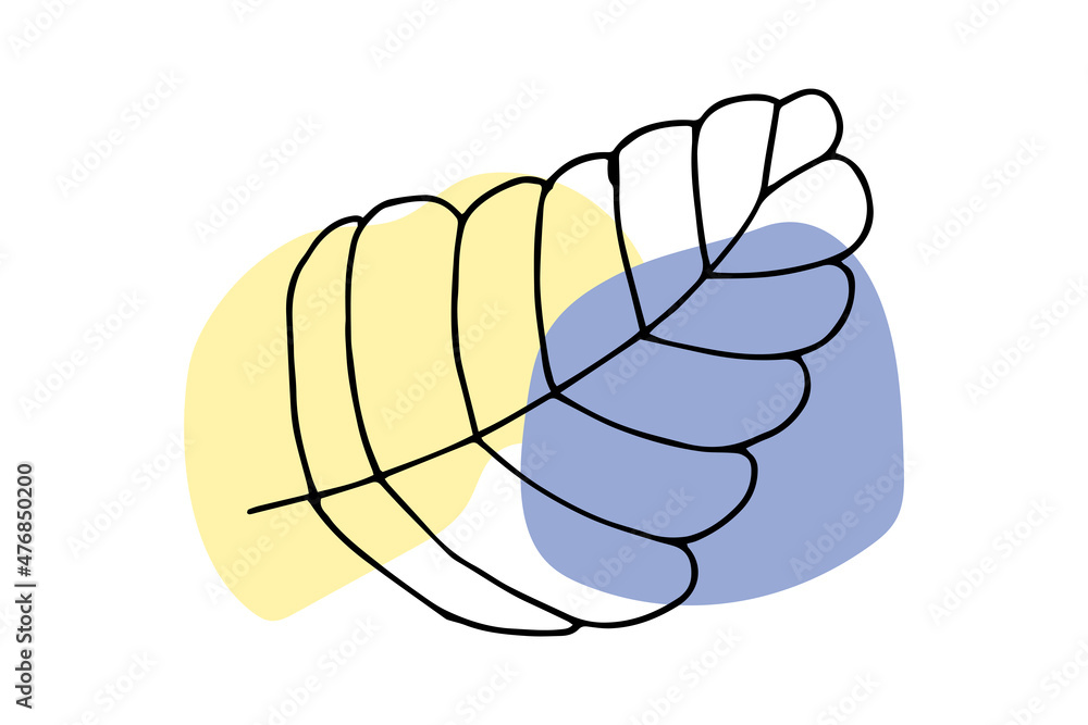 Various Leaves and Flowers, abstract shapes. Ink painting style. Contemporary Hand drawn Vector illustrations. Continuous line, minimalistic elegant concept. All elements are isolated Various Leaves and Flowers, abstract shapes. Ink painting style. Contemporary Hand drawn Vector illustrations. Continuous line, minimalistic elegant concept. All elements are isolated