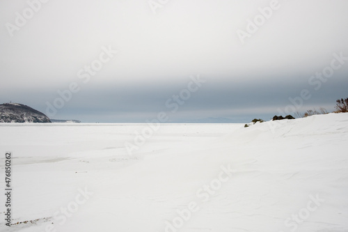 landscape with snow