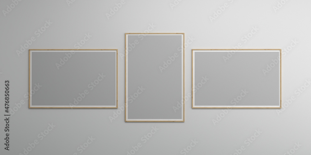 Photo frames isolated on the white wall, Creative mood board mockup template in living room interior, realistic square black frames mockup, vector set. empty framing for your design.3d rendering Photo frames isolated on the white wall, Creative mood board mockup template in living room interior, realistic square black frames mockup, vector set. empty framing for your design.3d rendering