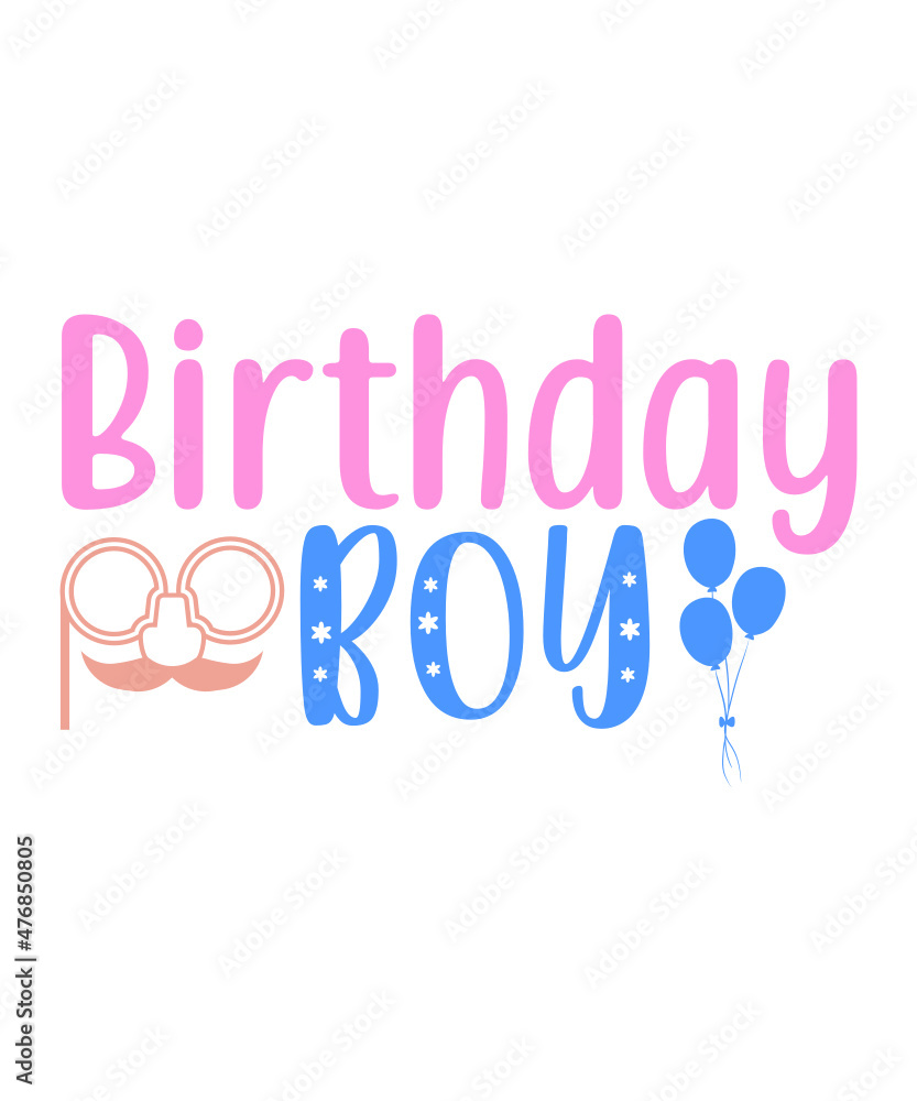 Birthday SVG Bundle, Birthday SVG, Birthday Girl svg, Birthday Shirt SVG, Gift for Birthday svg, Hand-lettered Design, Cut files for Cricut