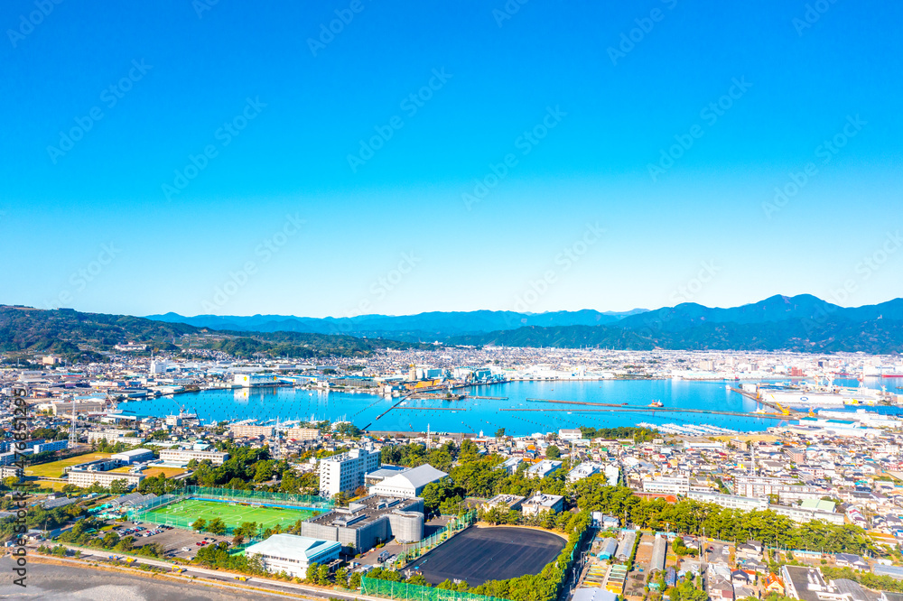 Fototapeta premium 清水港（静岡県清水市）