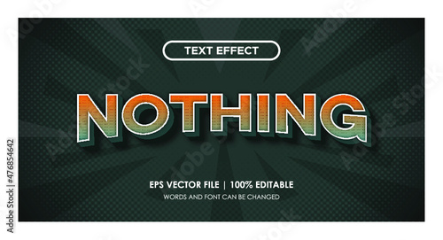 Nothing Text effect