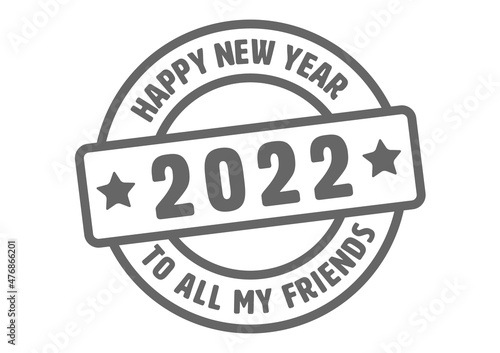 2022 grey stamp Happy new year to all my Firners