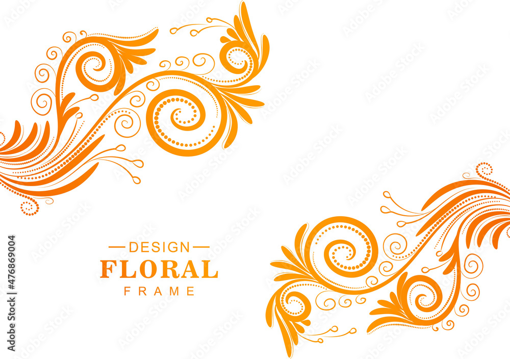 Fototapeta premium Beautiful decorative colorful floral background