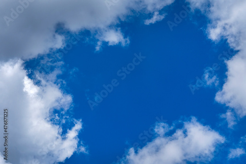  blue sky  clouds  nature background.