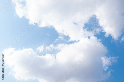 Sky and clouds in the daytime.