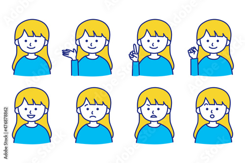 女性 人物 イラスト ベクター AI 素材