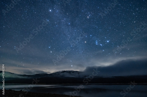 有峰から見る飛騨山脈上空の星空 © TAIGA