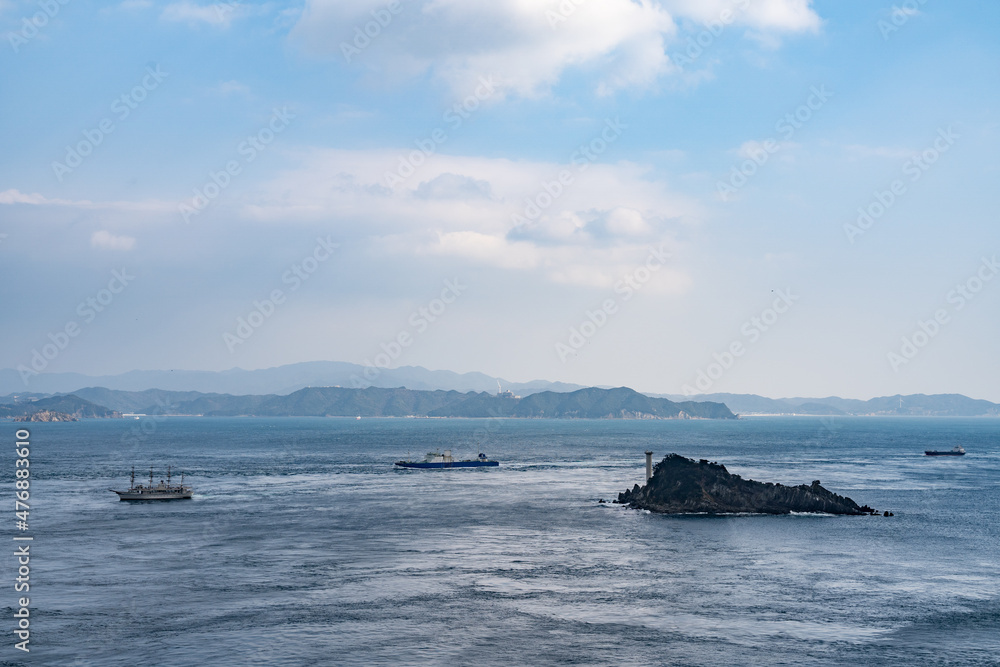 徳島側から見た鳴門海峡