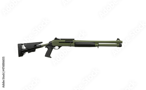 Photography Modern semi-automatic shotgun