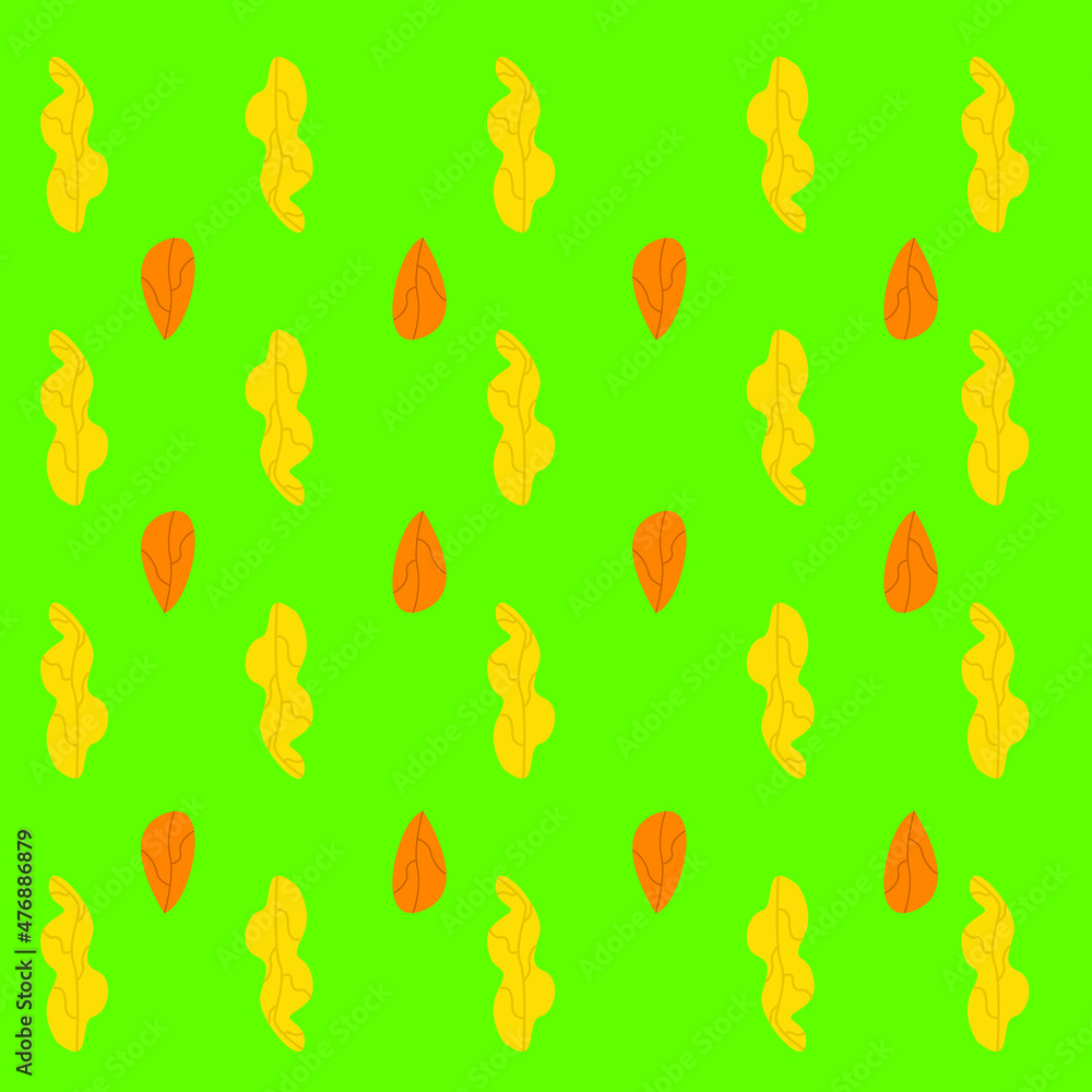 Nature pattern green solid pallet design illustration Nature pattern green solid pallet design illustration