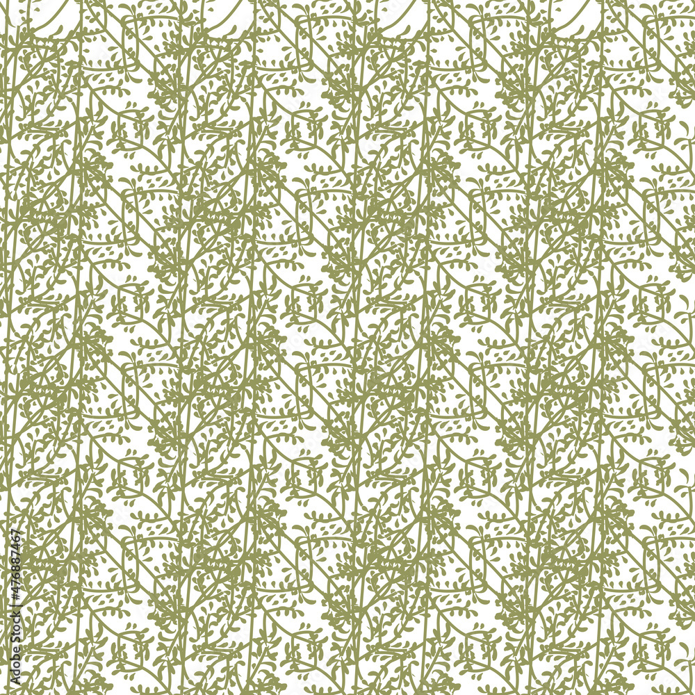 geometric seamless pattern floral with abstract leaves geometric seamless pattern floral with abstract leaves