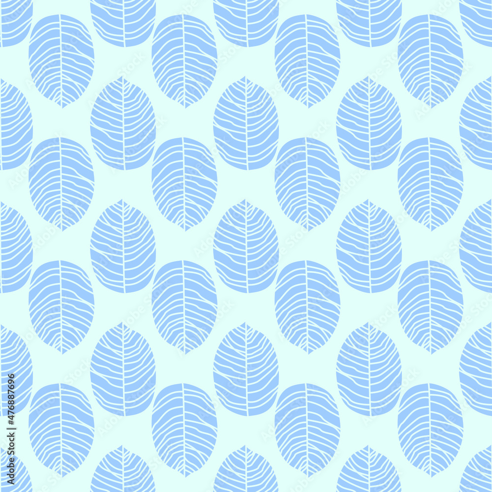 geometric seamless pattern floral with abstract leaves geometric seamless pattern floral with abstract leaves