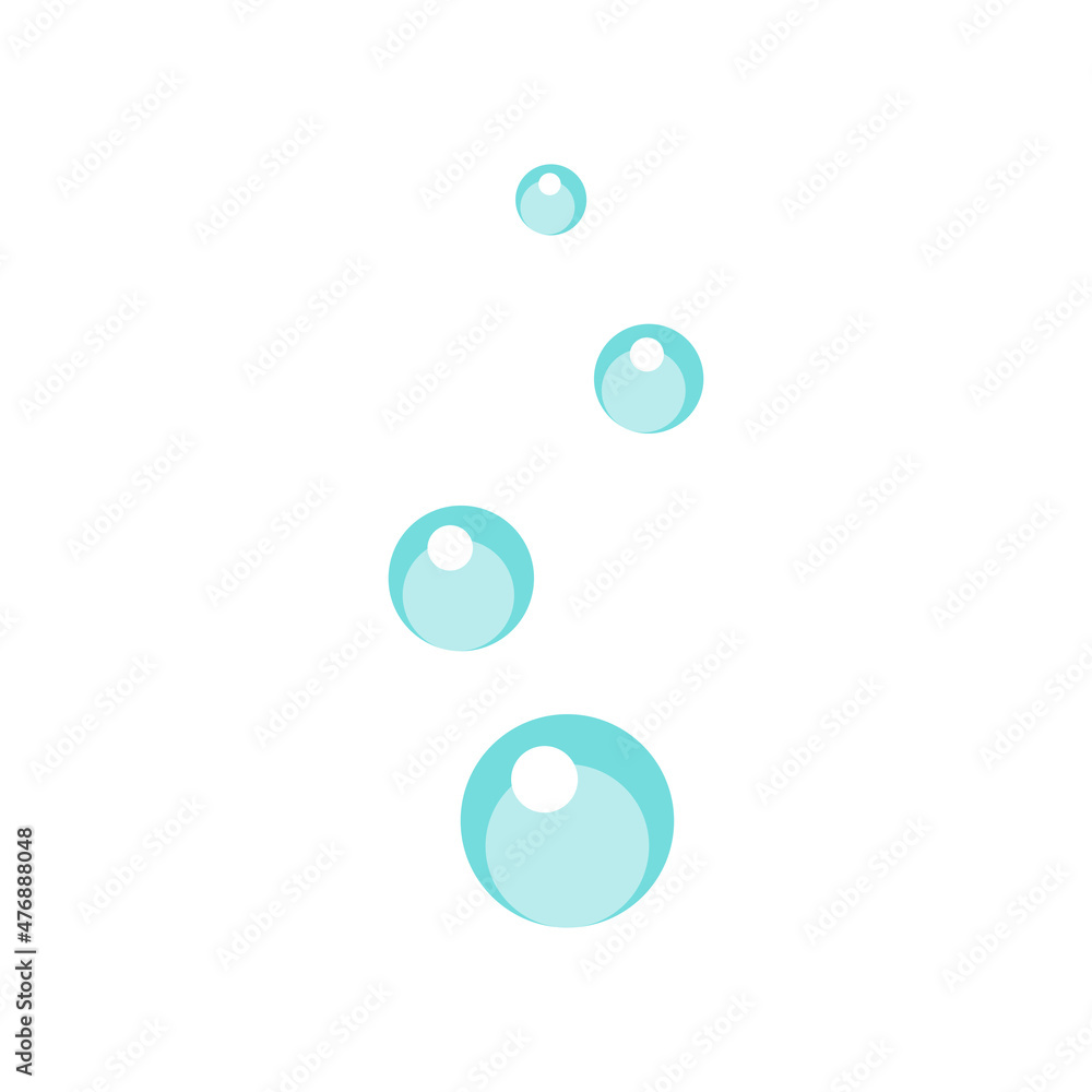 Underwater floating bubbles vector illustration clipart Underwater floating bubbles vector illustration clipart