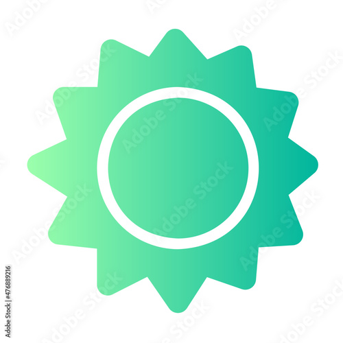 sun gradient icon