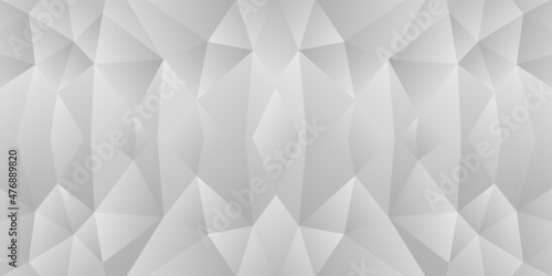 Abstract background with geometric elements in white and gray tones. Vector image