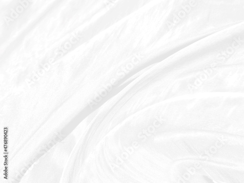 Clean fashion woven beautiful soft fabric abstract smooth curve shape decorative textile white backgrounds