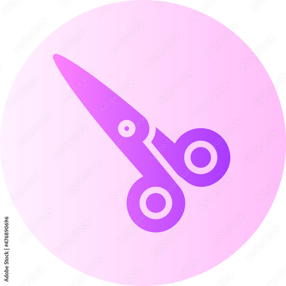 scissors gradient icon scissors gradient icon