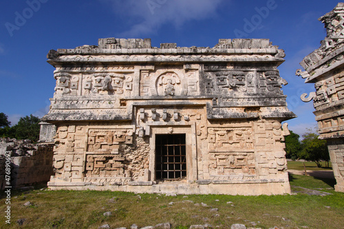 mayan pyramid in Chichen Itza ruins, Yucatan, Mexico