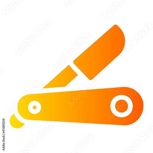 razor blade gradient icon