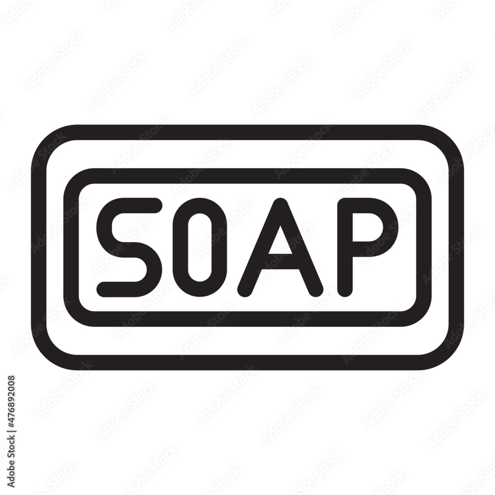 soap line icon soap line icon