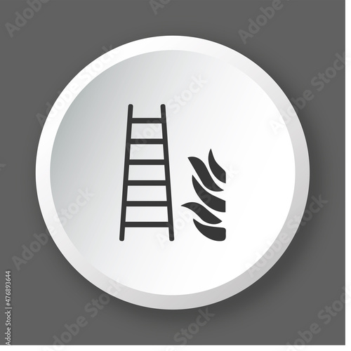 Logo échelle d'incendie.