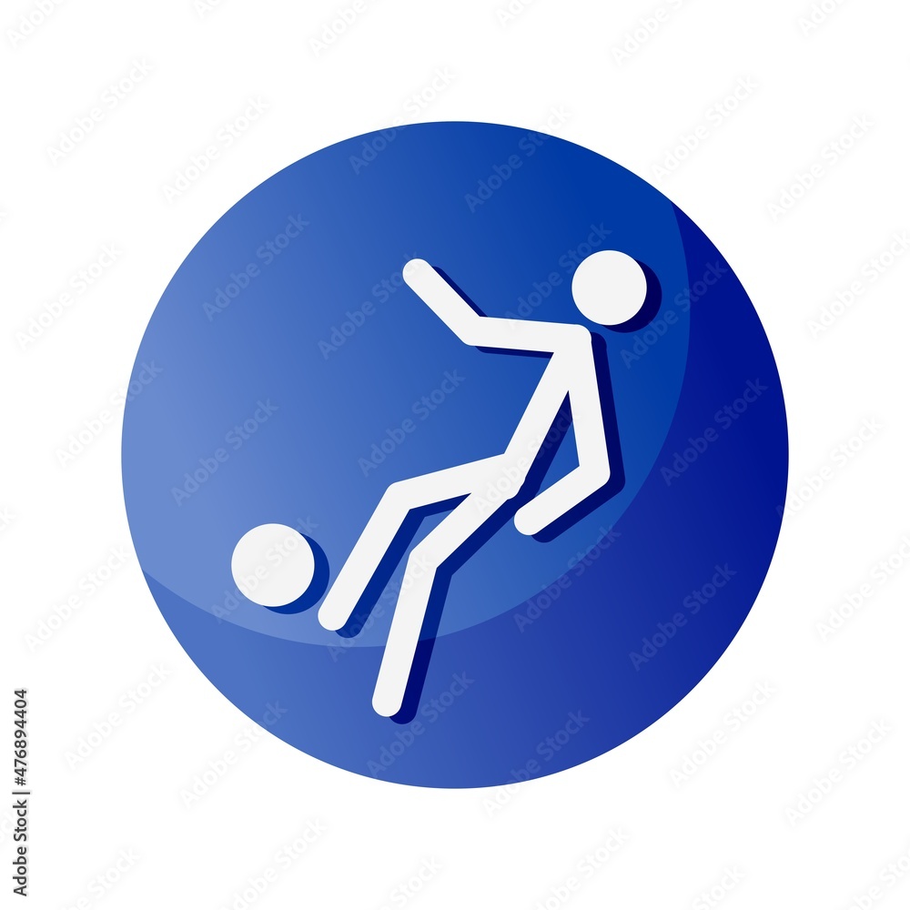 Football icon. A symbol dedicated to sports and games. Vector illustrations. Football icon. A symbol dedicated to sports and games. Vector illustrations.