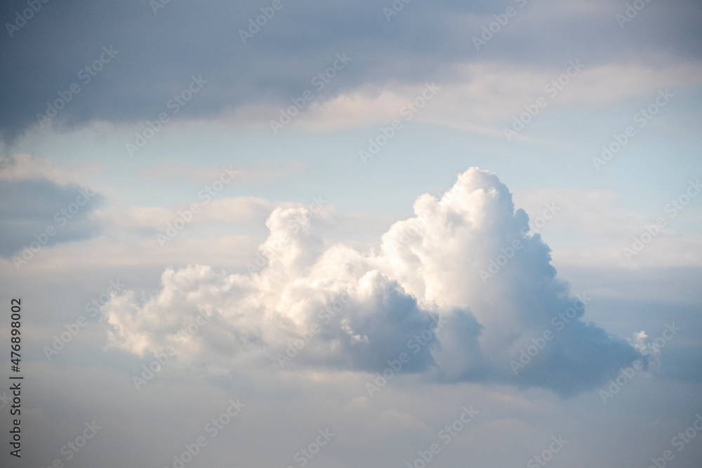 Landscape of Cirrus and cumulus clouds in Heidelberg Baden Wurttemburg Germany Landscape of Cirrus and cumulus clouds in Heidelberg Baden Wurttemburg Germany