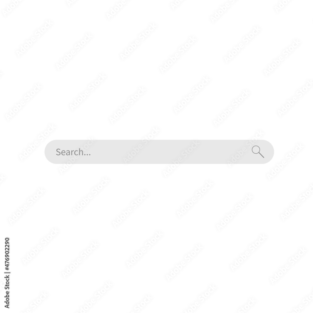 Search bar, search boxes with shadow on transparent background - stock vector Search bar, search boxes with shadow on transparent background - stock vector