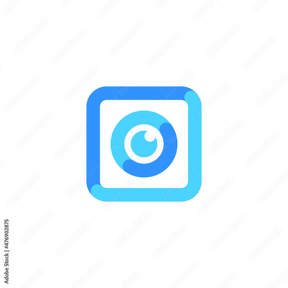 Eyes Camera Optic Focus Simple Modern Logo Design Vector Eyes Camera Optic Focus Simple Modern Logo Design Vector