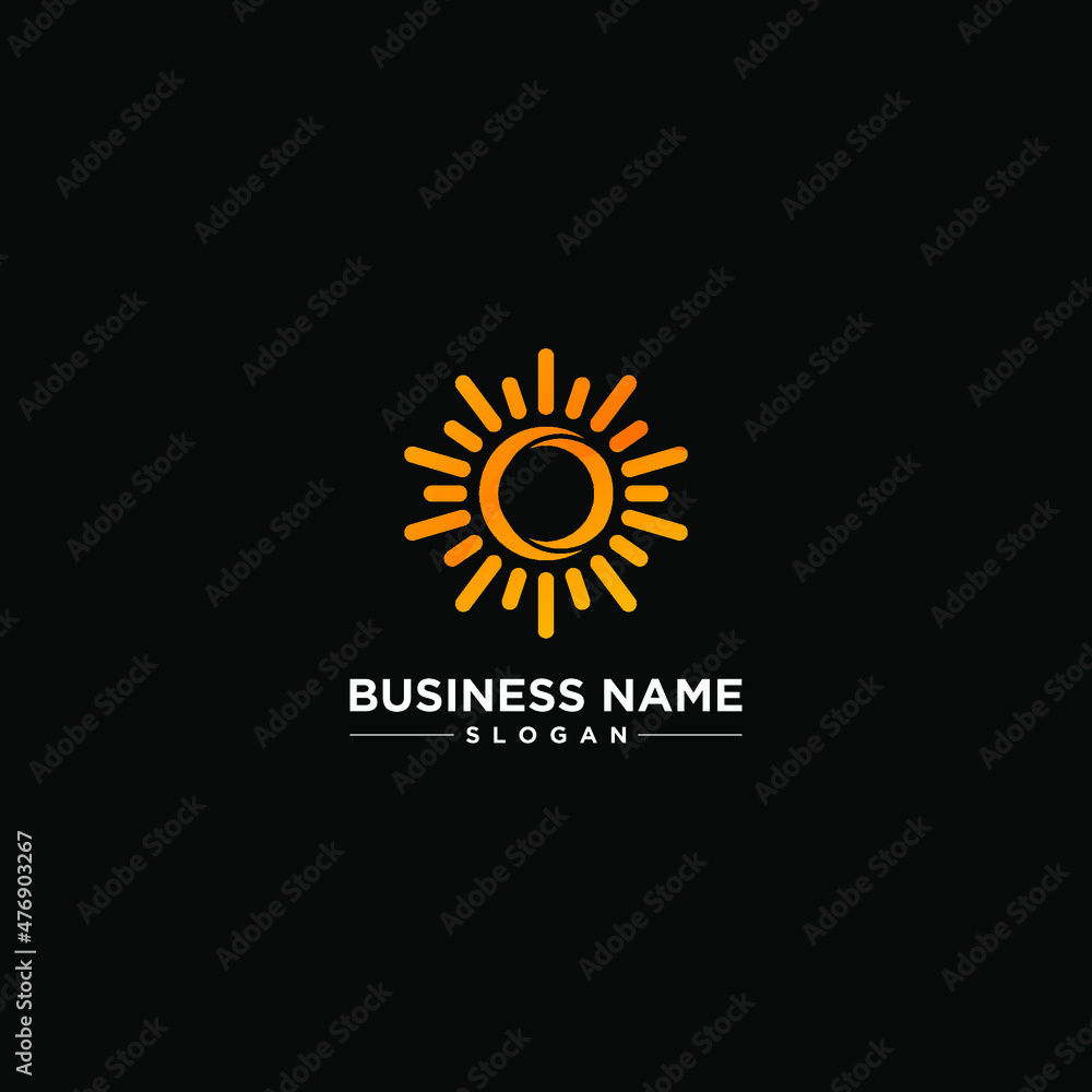 Fototapeta premium Sun Rise Modern Vector Logo