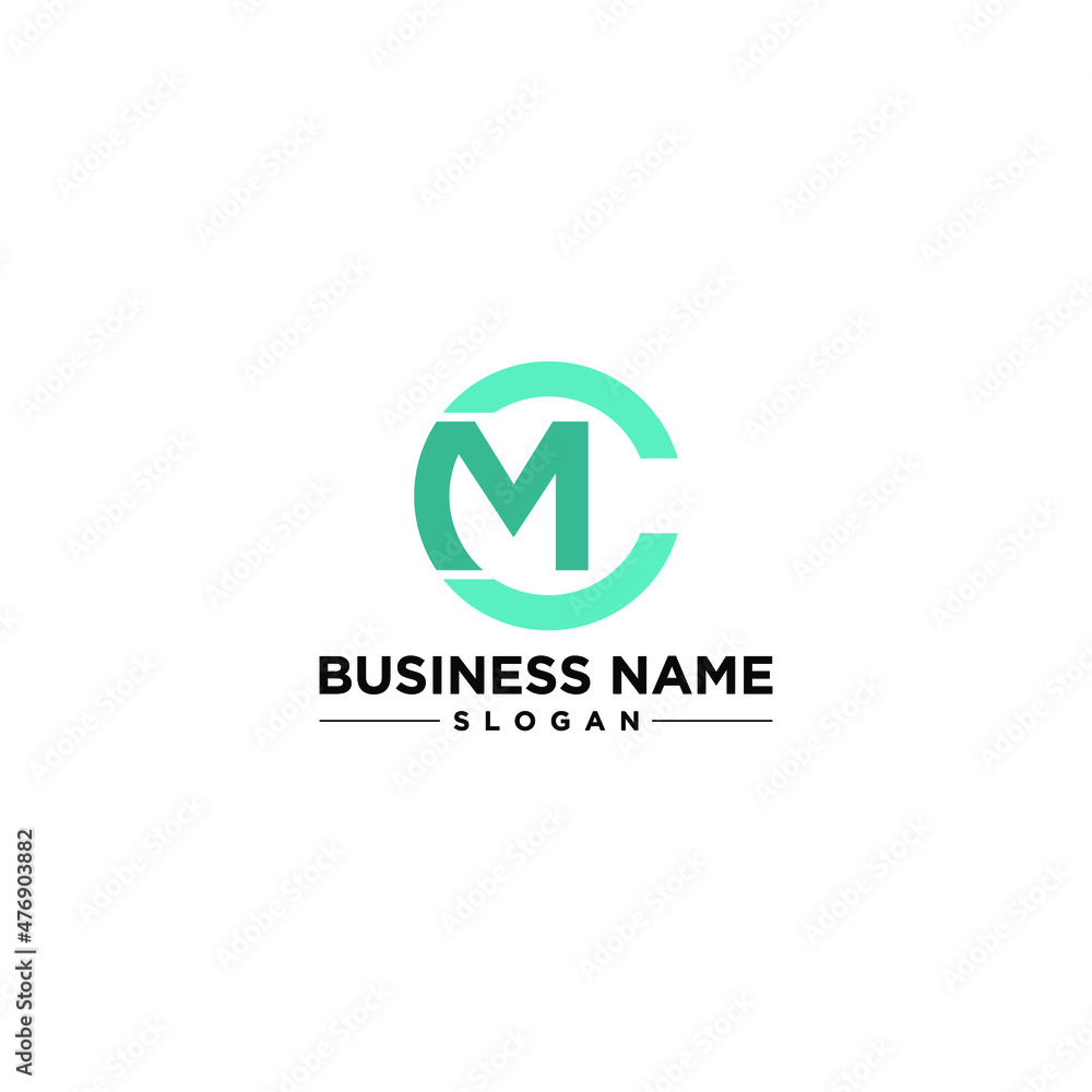 M circle Logo Design M circle Logo Design
